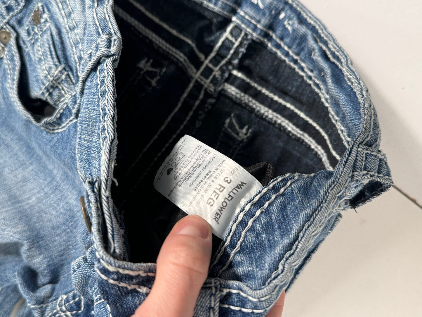 Lågmidjade jeans stl: XS