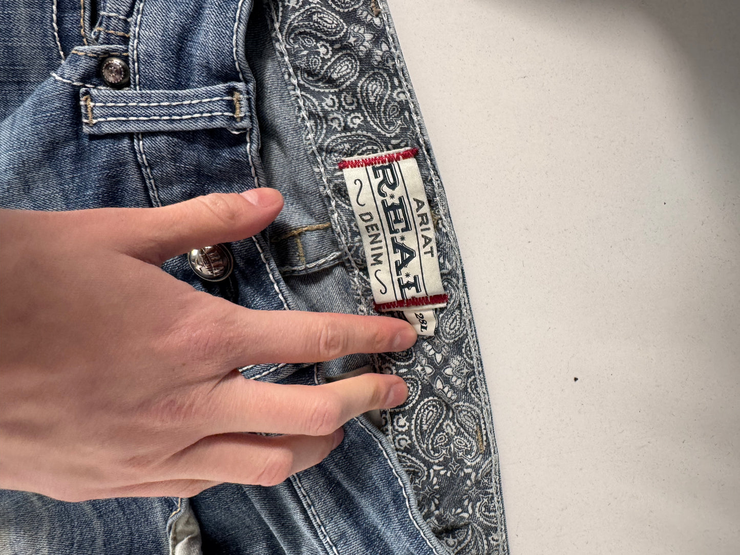 Lågmidjade jeans stl: S