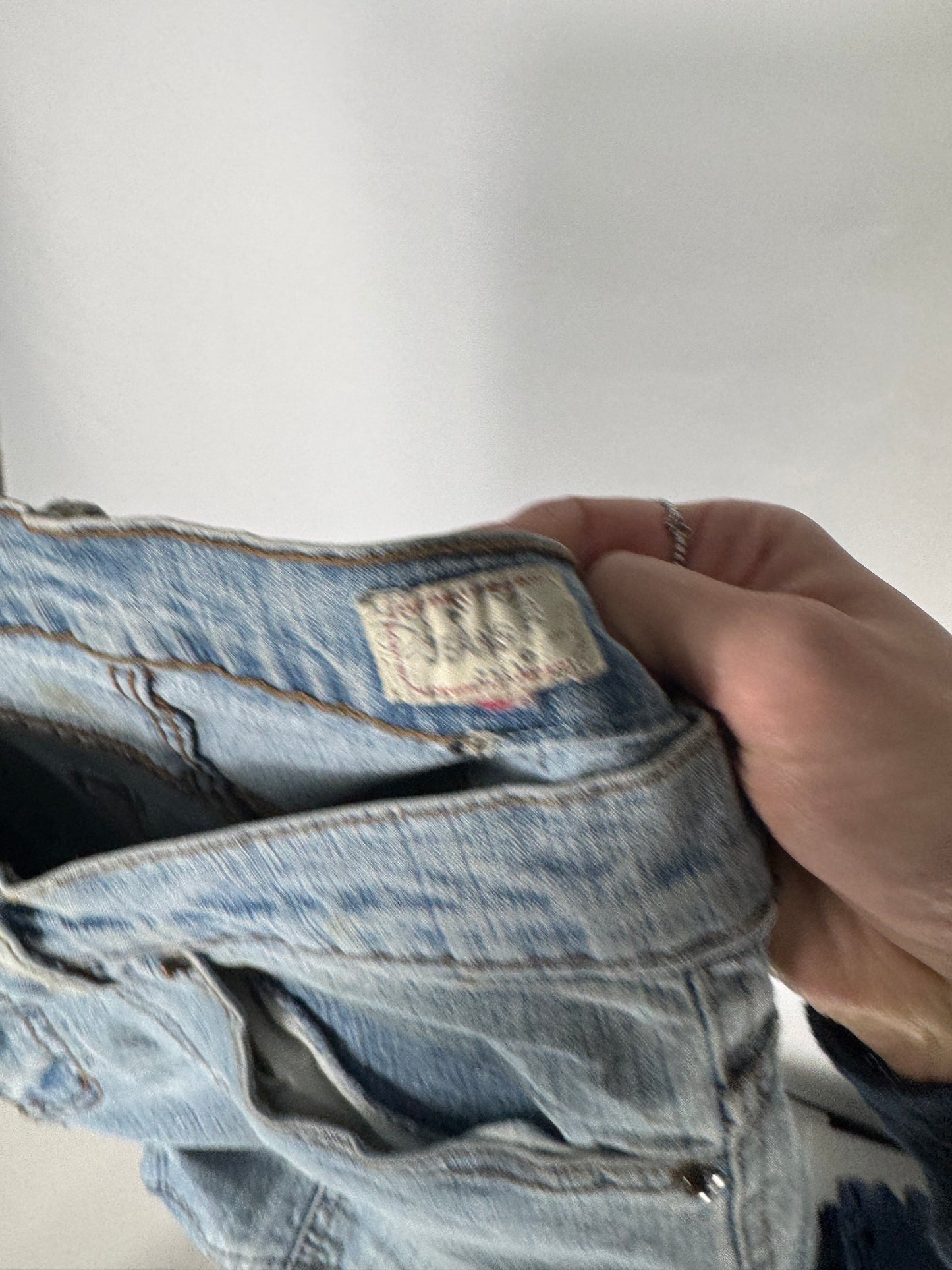 Utsvingte jeans str: M