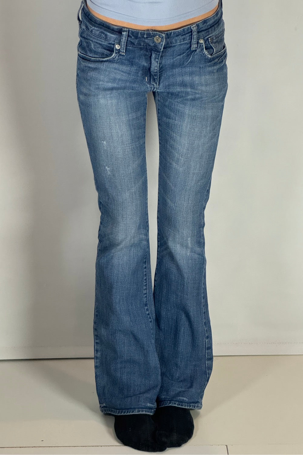 Lågmidjade jeans stl: S