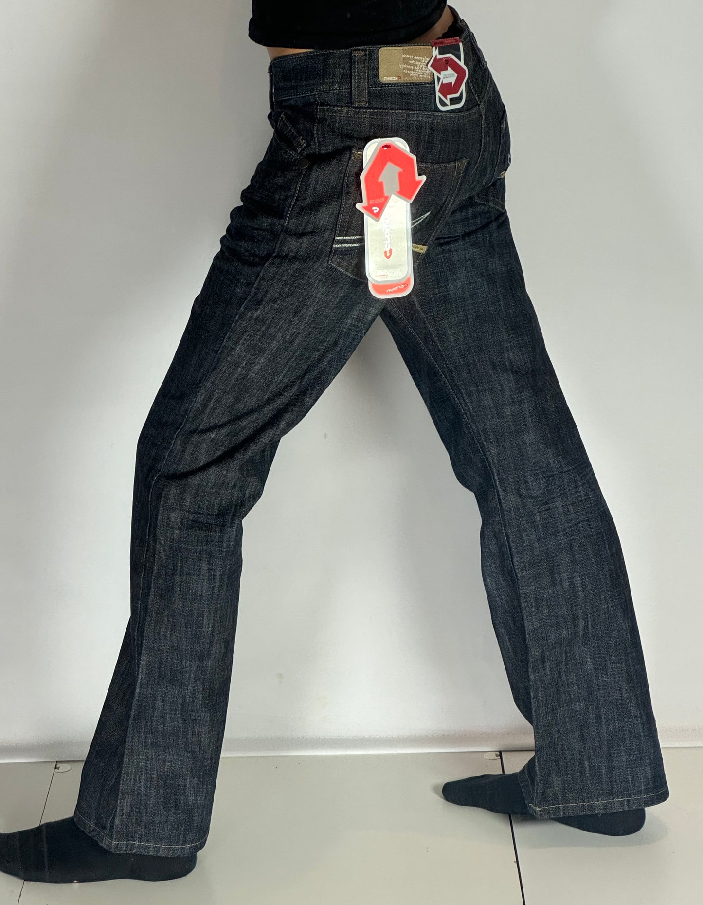 Utsvängda Jeans stl: S/M