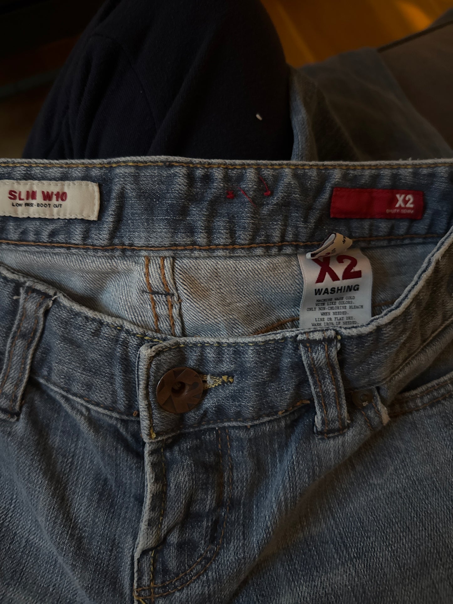 Lågmidjade jeans stl: XS