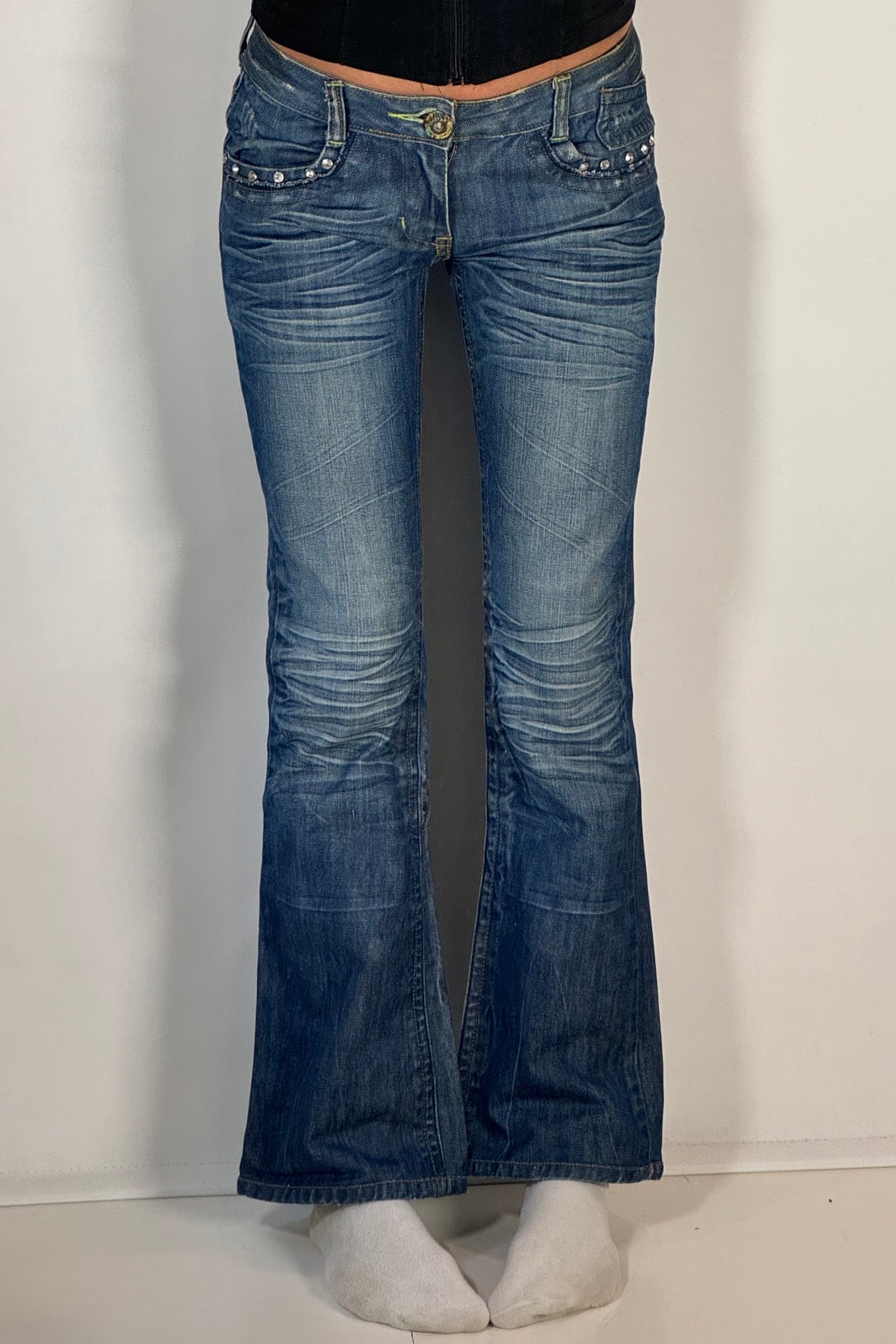Lågmidjade jeans stl: XXS