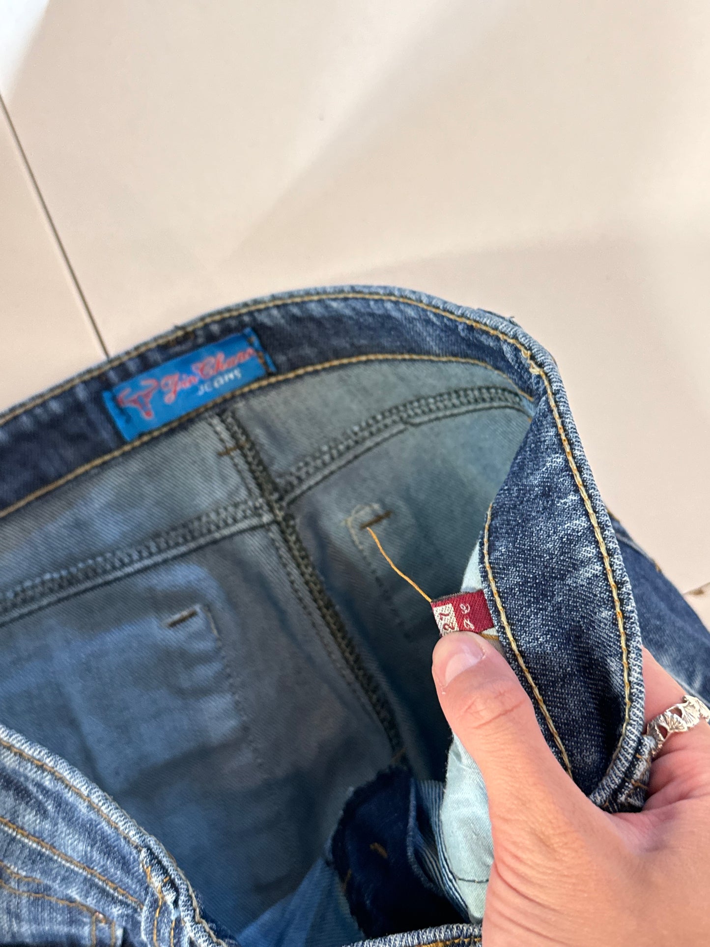 Lågmidjade jeans stl: