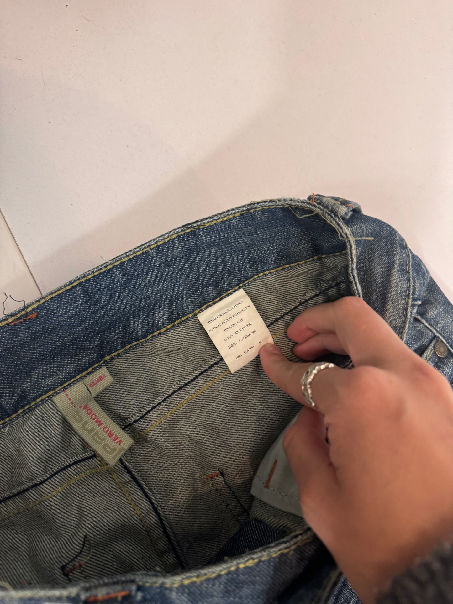 Lågmidjade jeans stl: XS