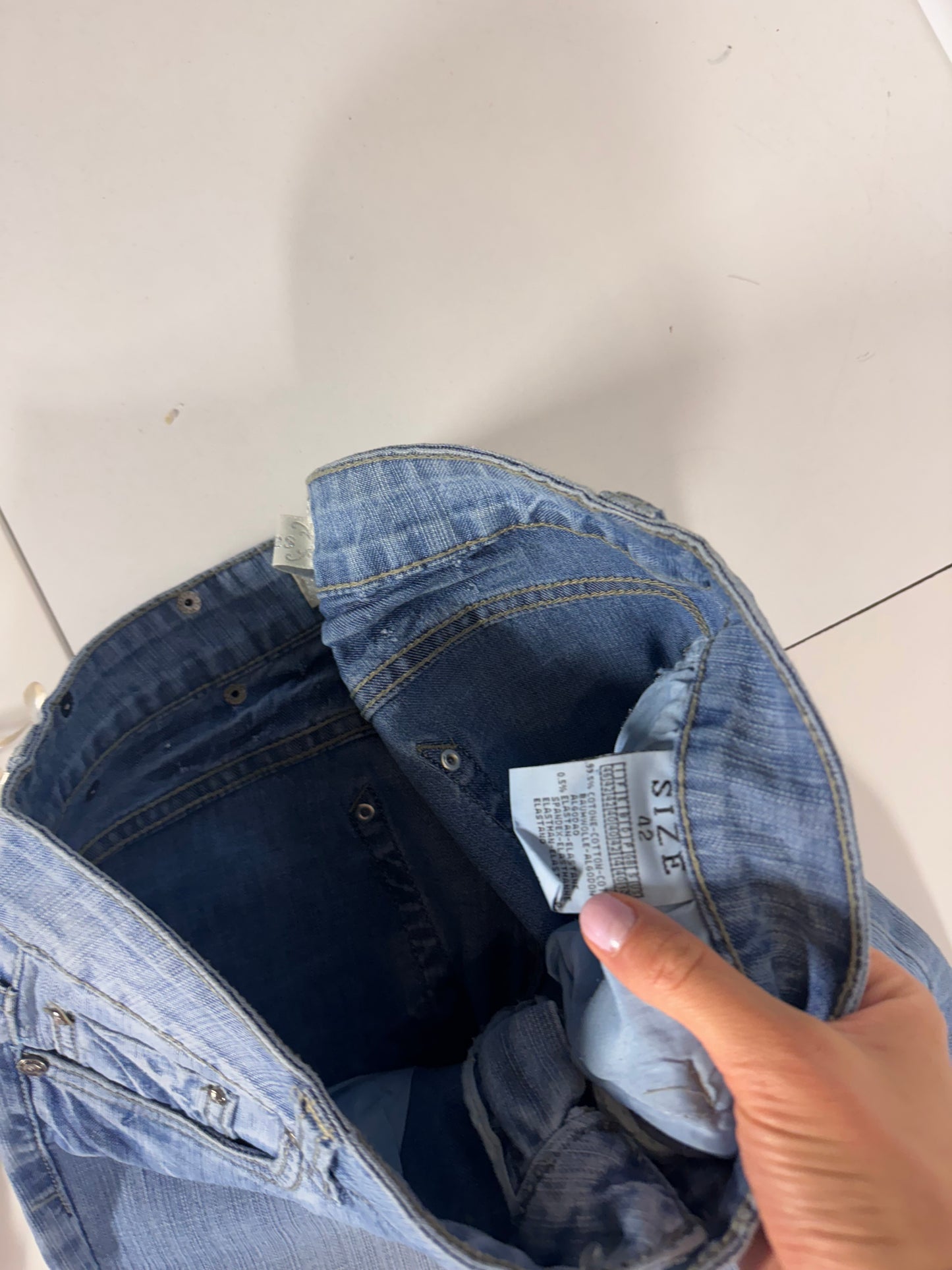 Lågmidjade jeans stl: S
