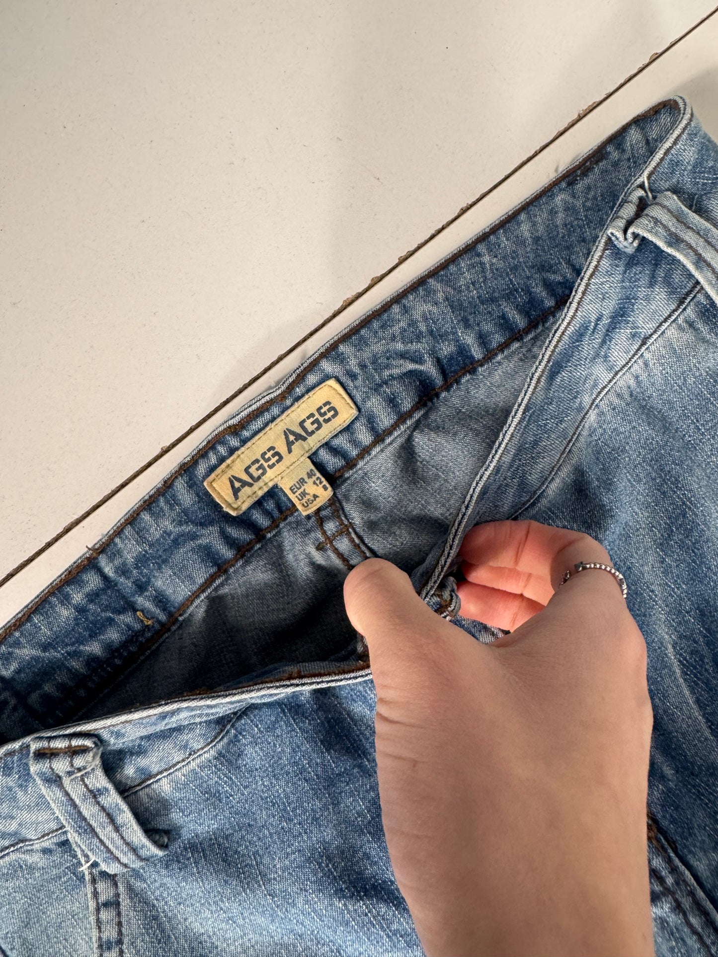 Utsvingte jeans str: XS/S