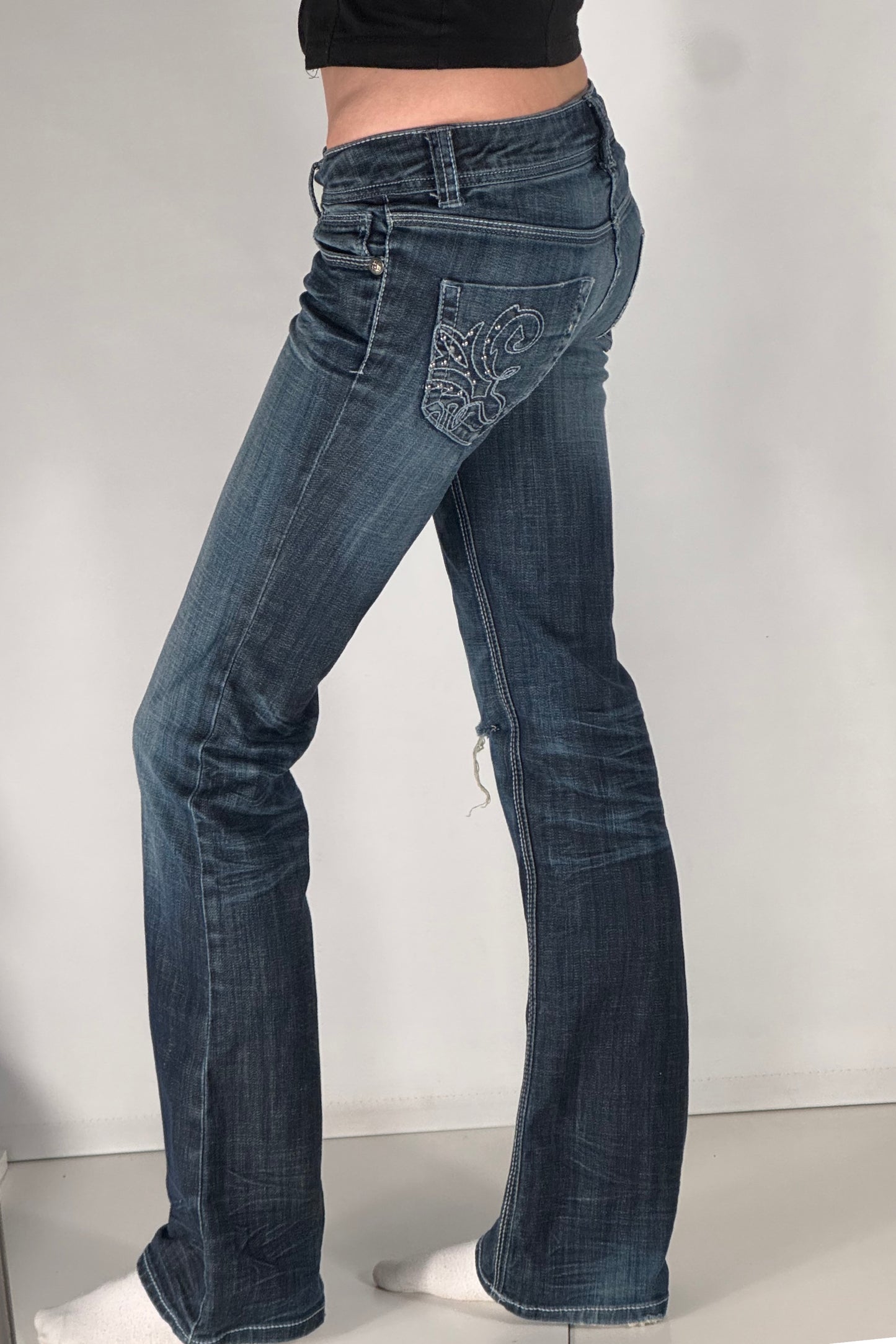 Lågmidjade jeans stl: XS