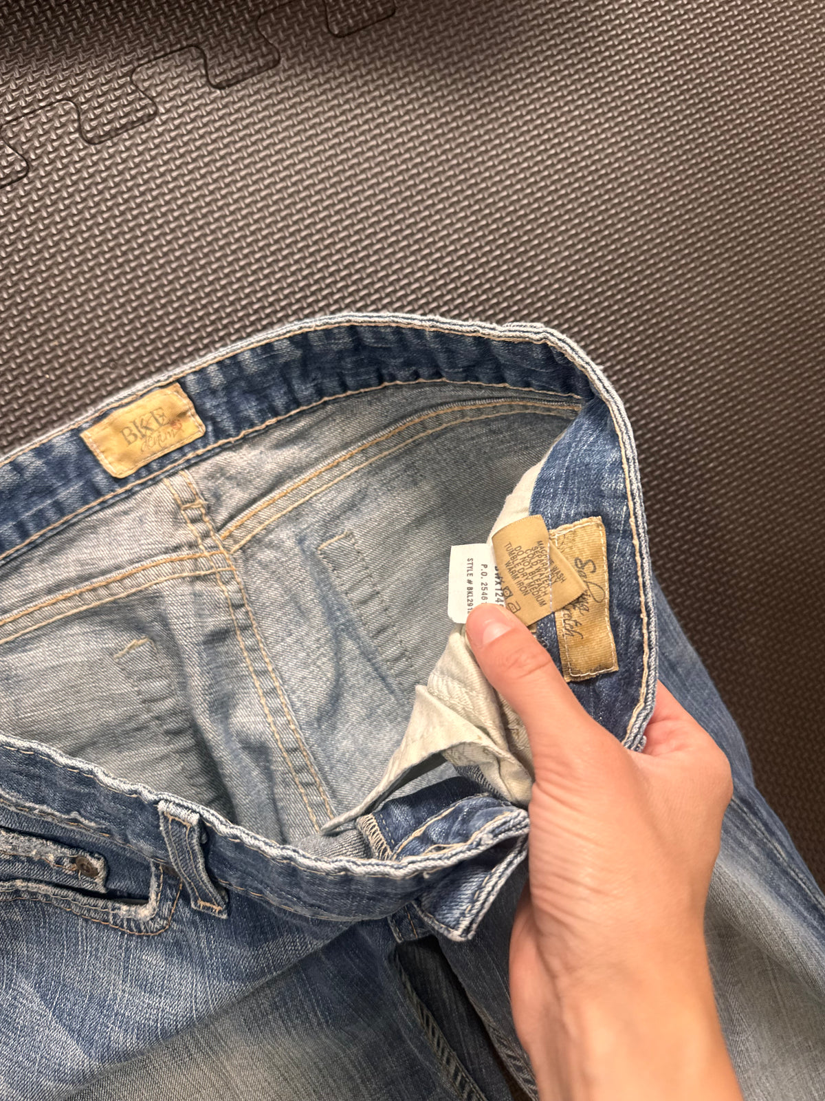 Lågmidjade jeans stl: S/M
