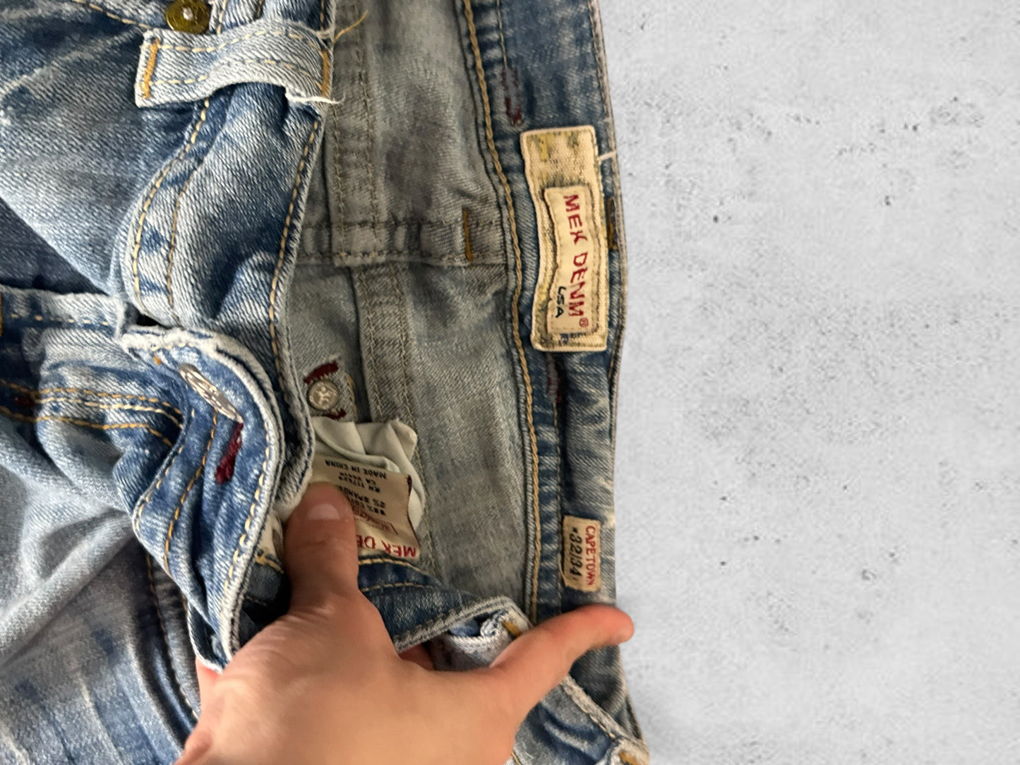 Lågmidjade jeans stl: M