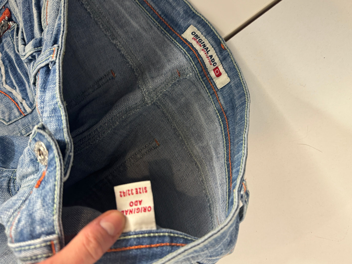 Lågmidjade byxor stl: S