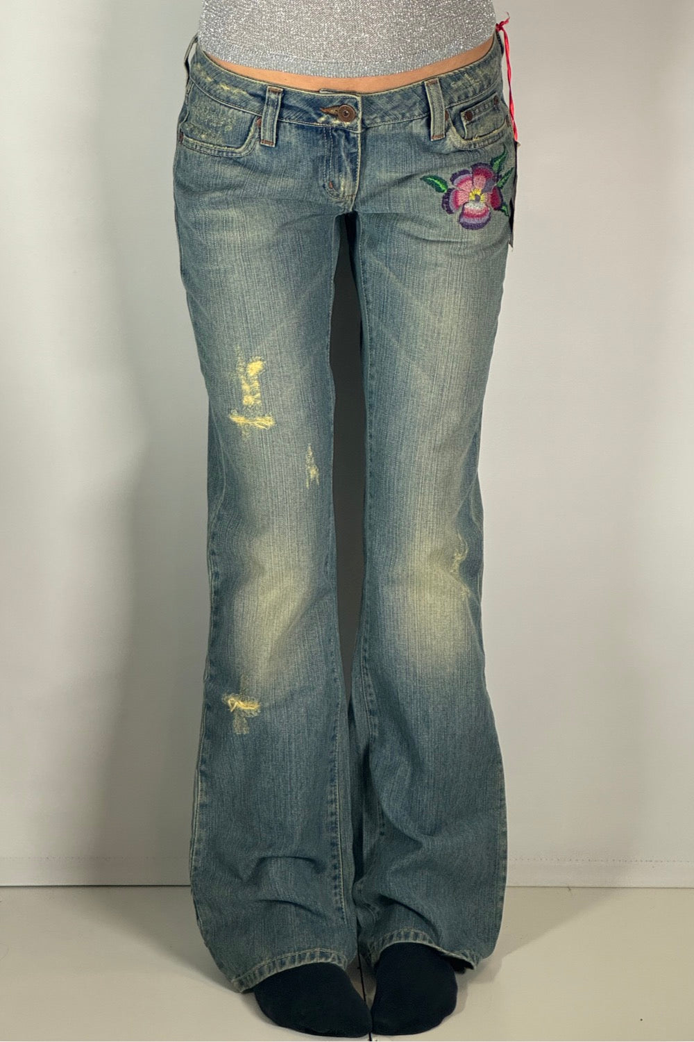 Lågmidjade jeans stl: S
