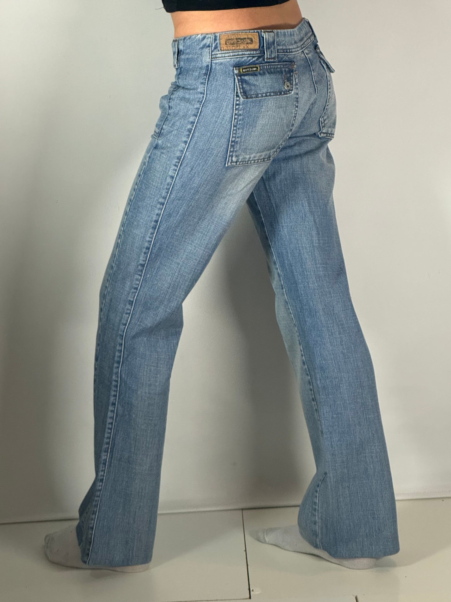 Lågmidjade jeans stl: S
