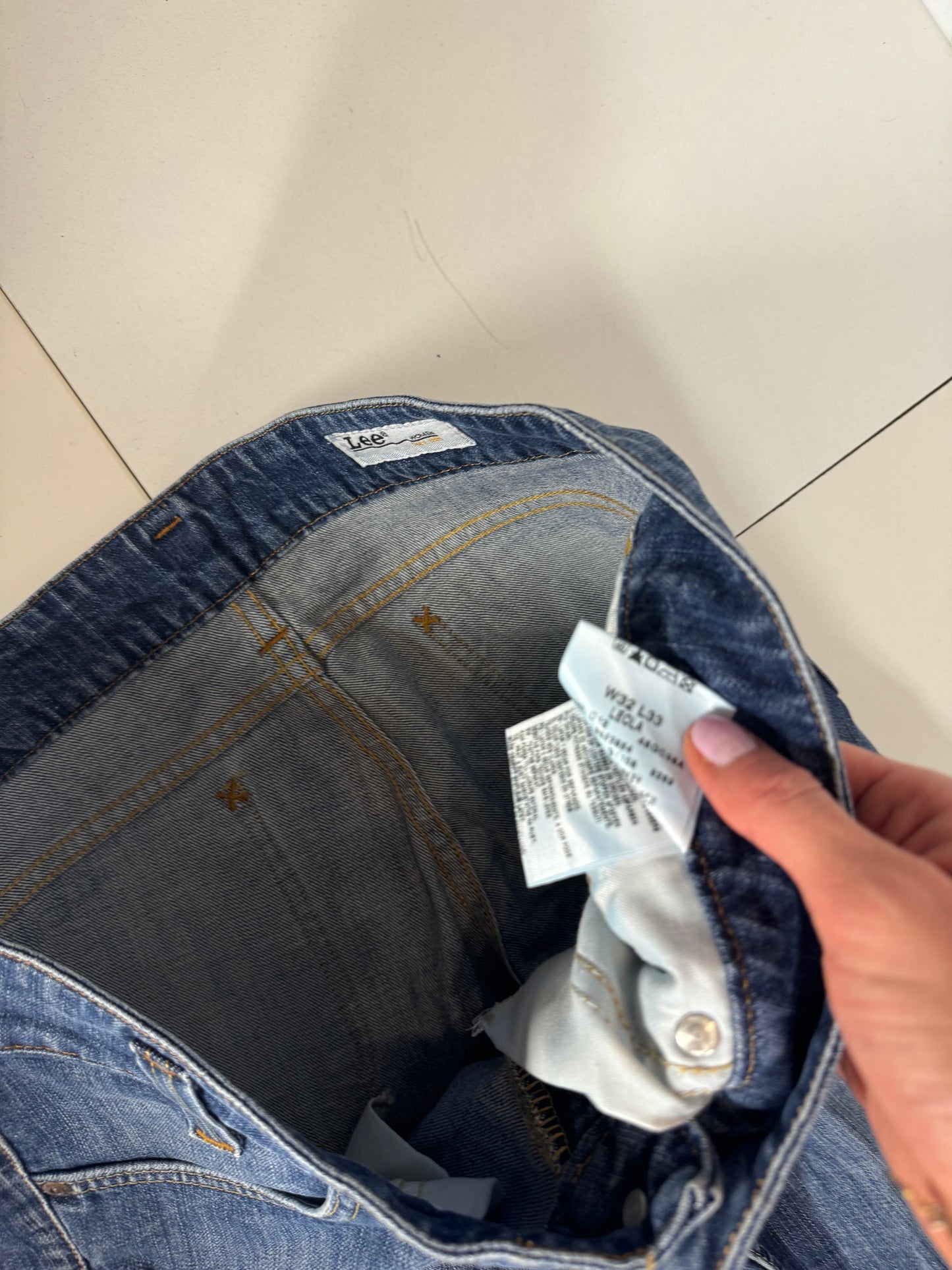 Lågmidjade jeans stl: M