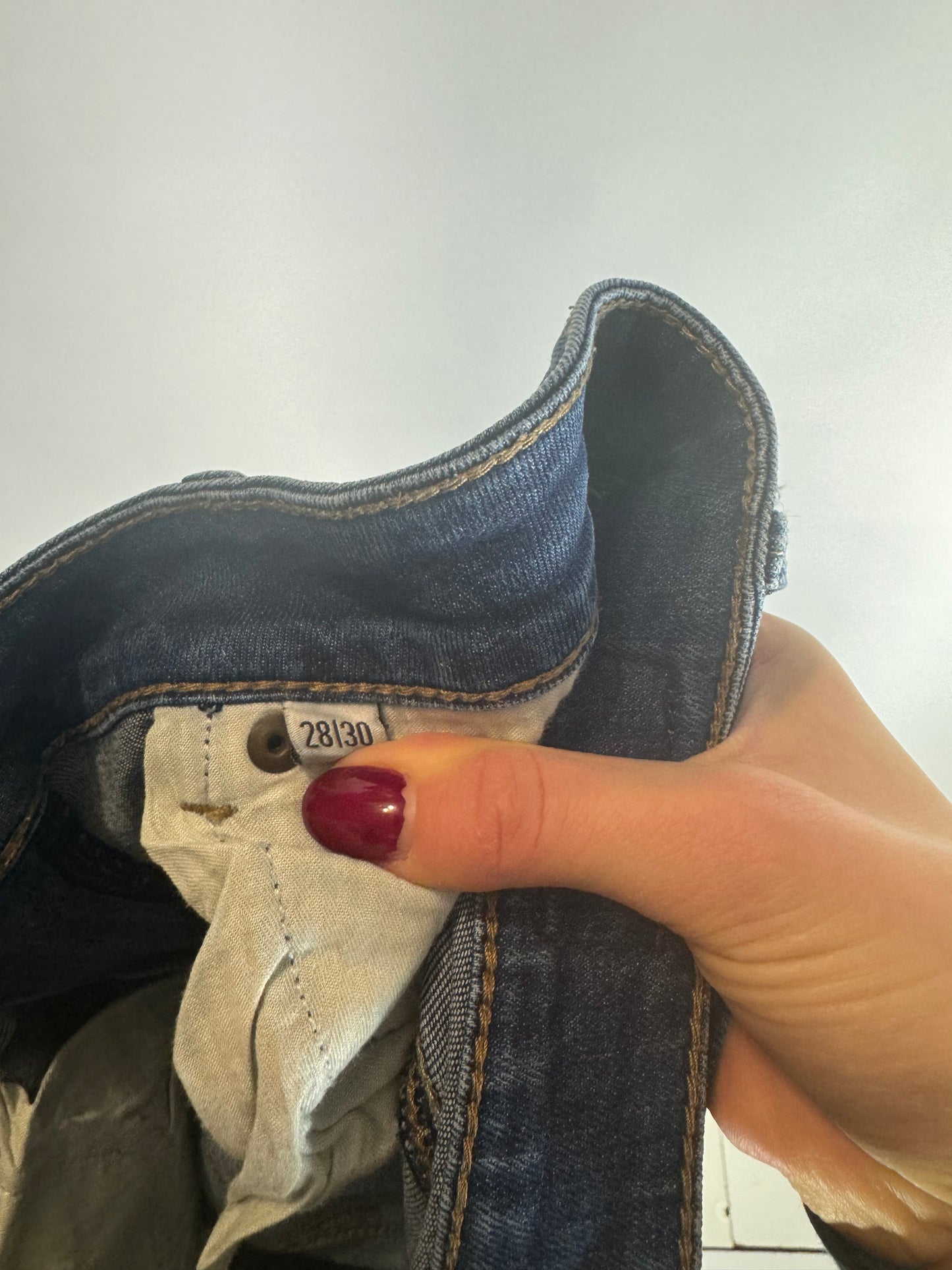 Lågmidjade jeans stl: XS