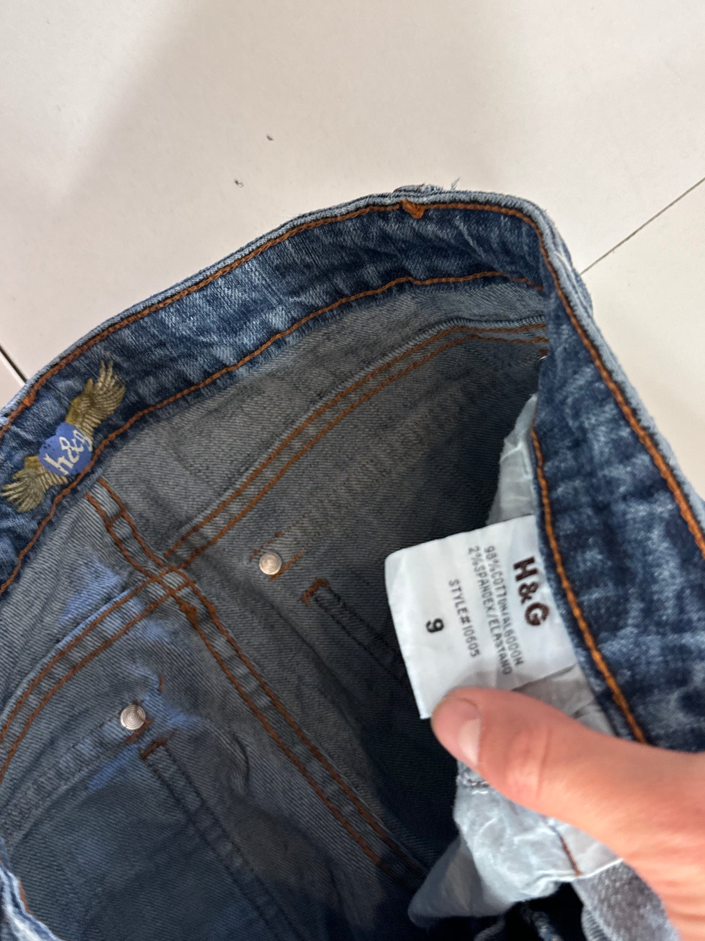 Lågmidjade jeans stl: S