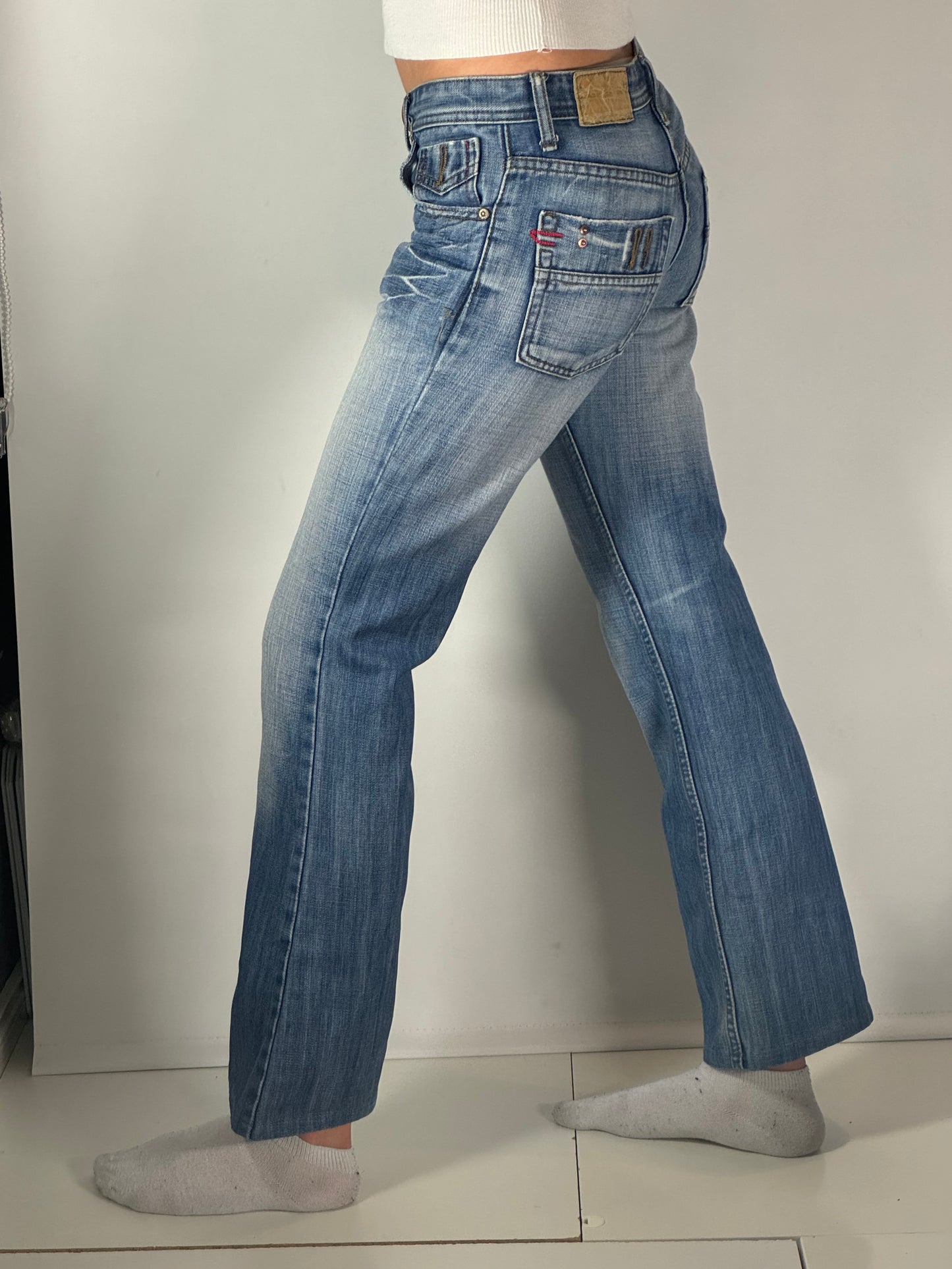 Lågmidjade jeans stl: XS