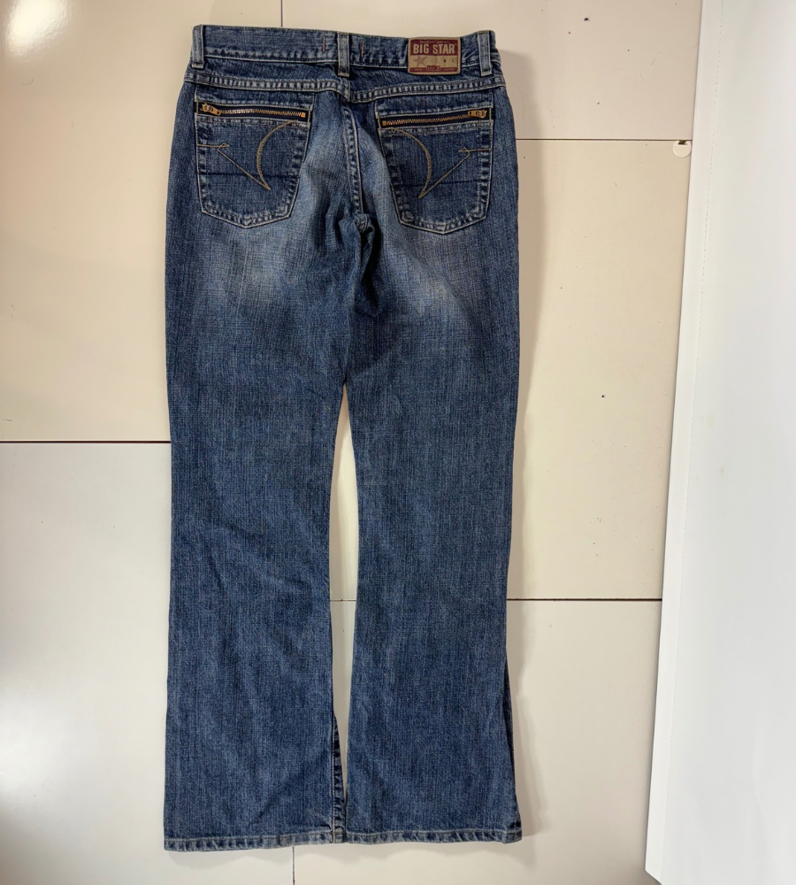 Lågmidjade jeans–stl: XS