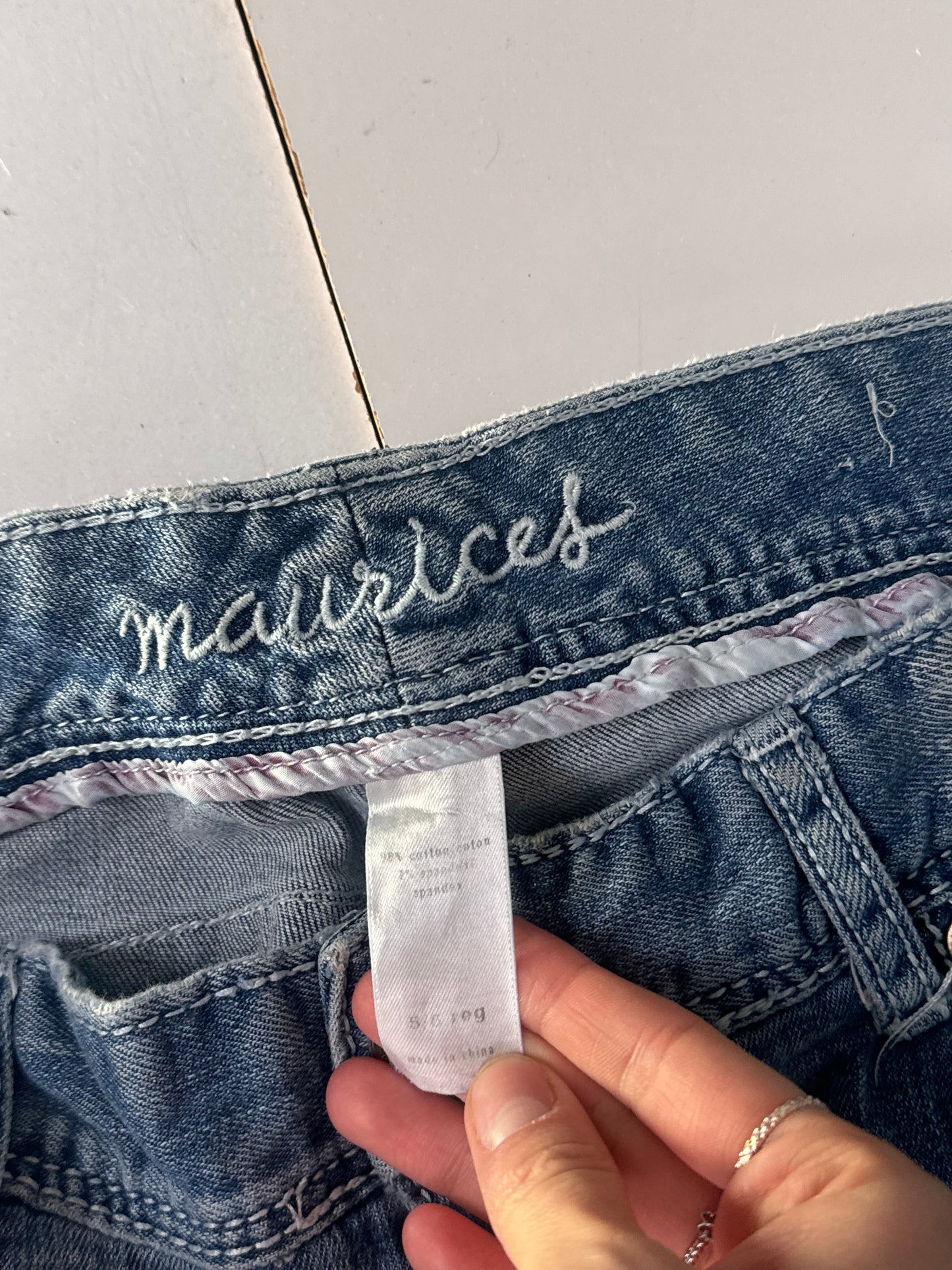 Lavtaljede jeans str: S/M