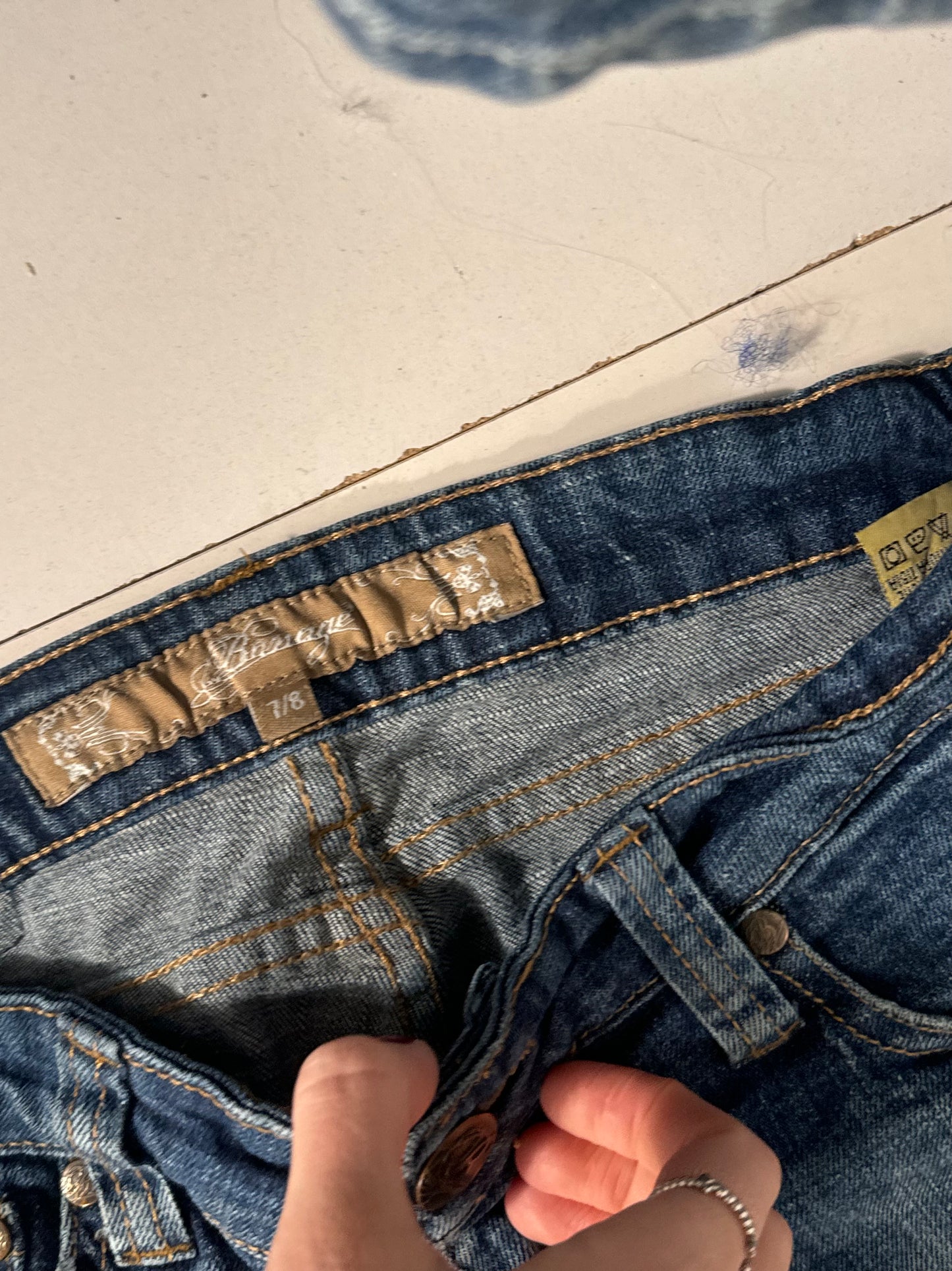 Lågmidjade jeans stl: XS