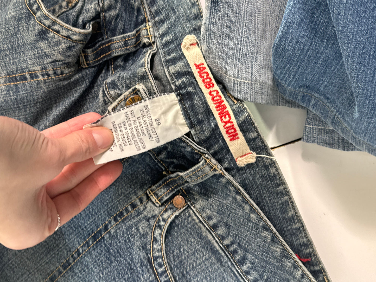 Lavtaljede jeans str: S