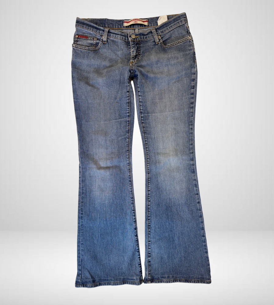 Lågmidjade jeans–stl: M