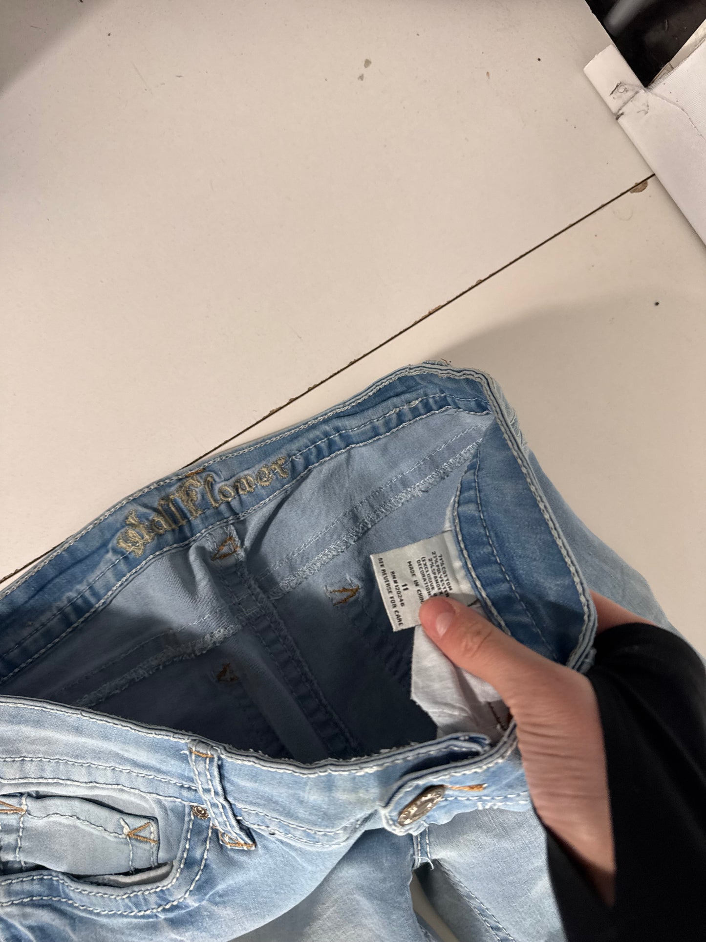 Lågmidjade jeans stl: L