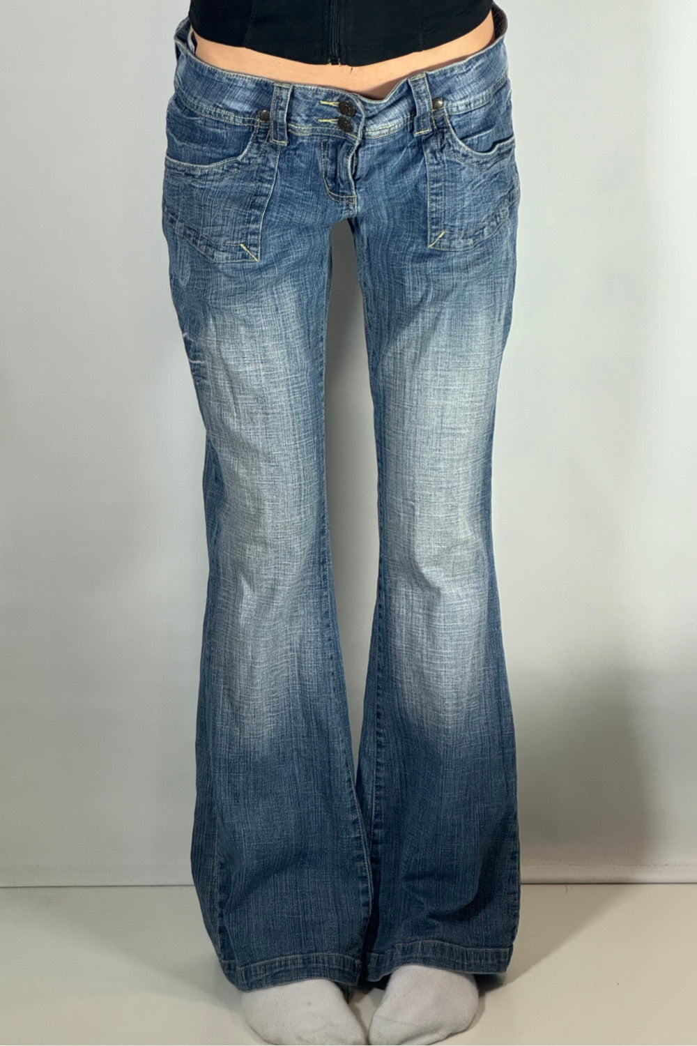 Lågmidjade jeans stl: M