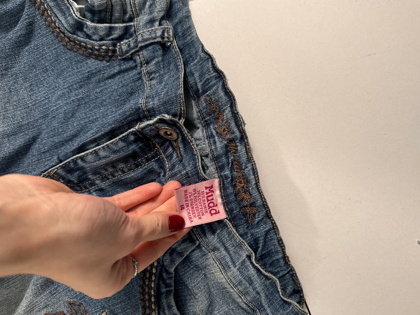 Lågmidjade jeans stl: S