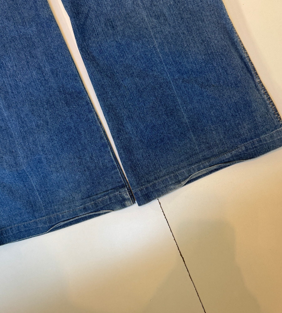 Lågmidjade jeans–stl: S