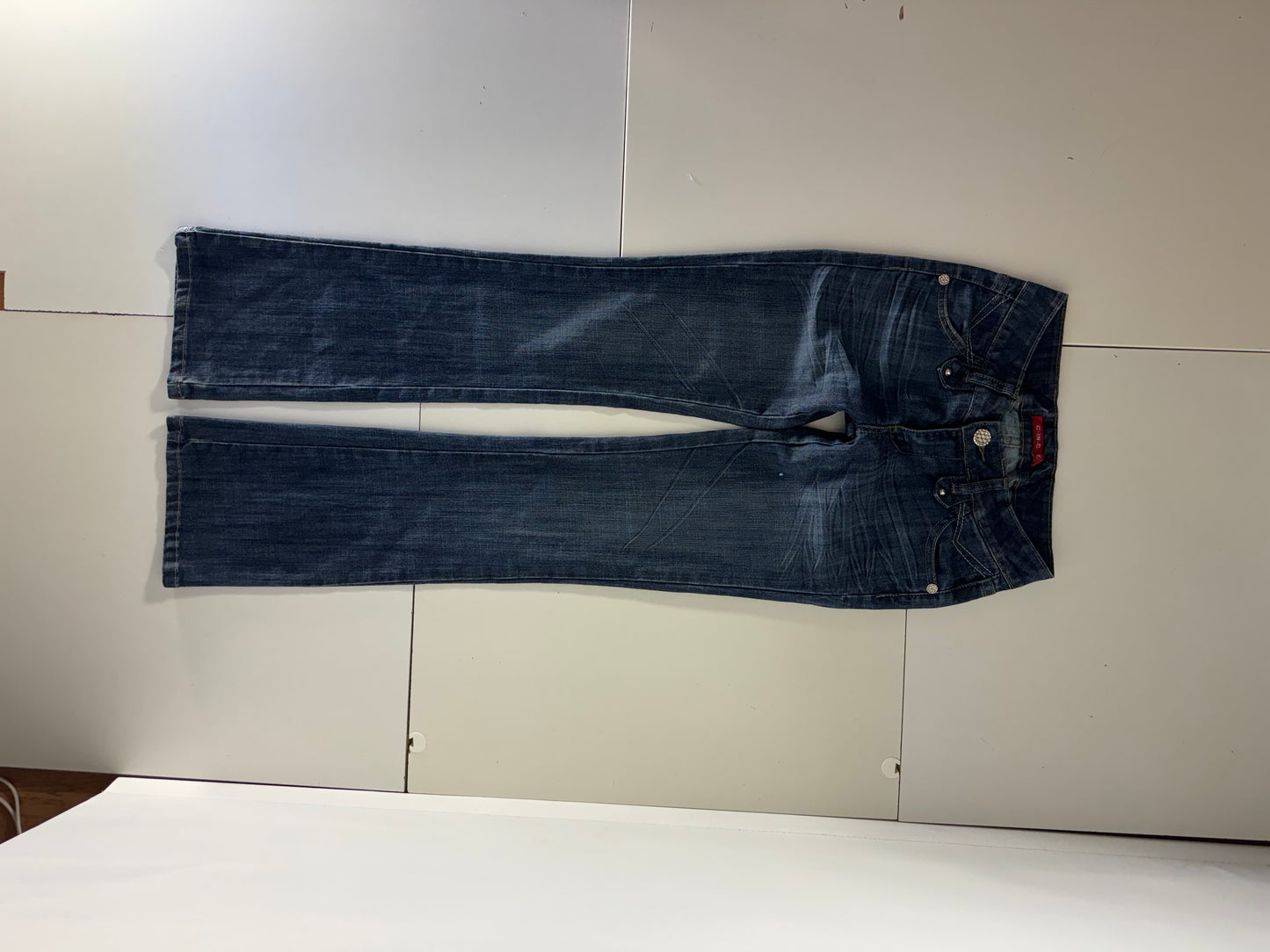 Lågmidjade jeans–stl: XXS