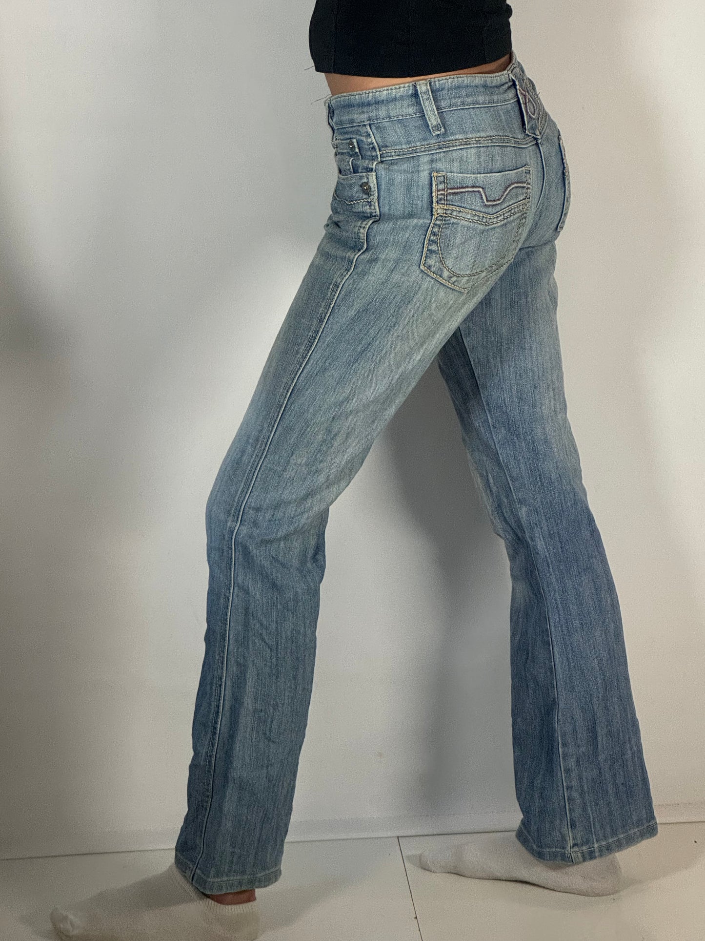 Lågmidjade jeans stl: XS