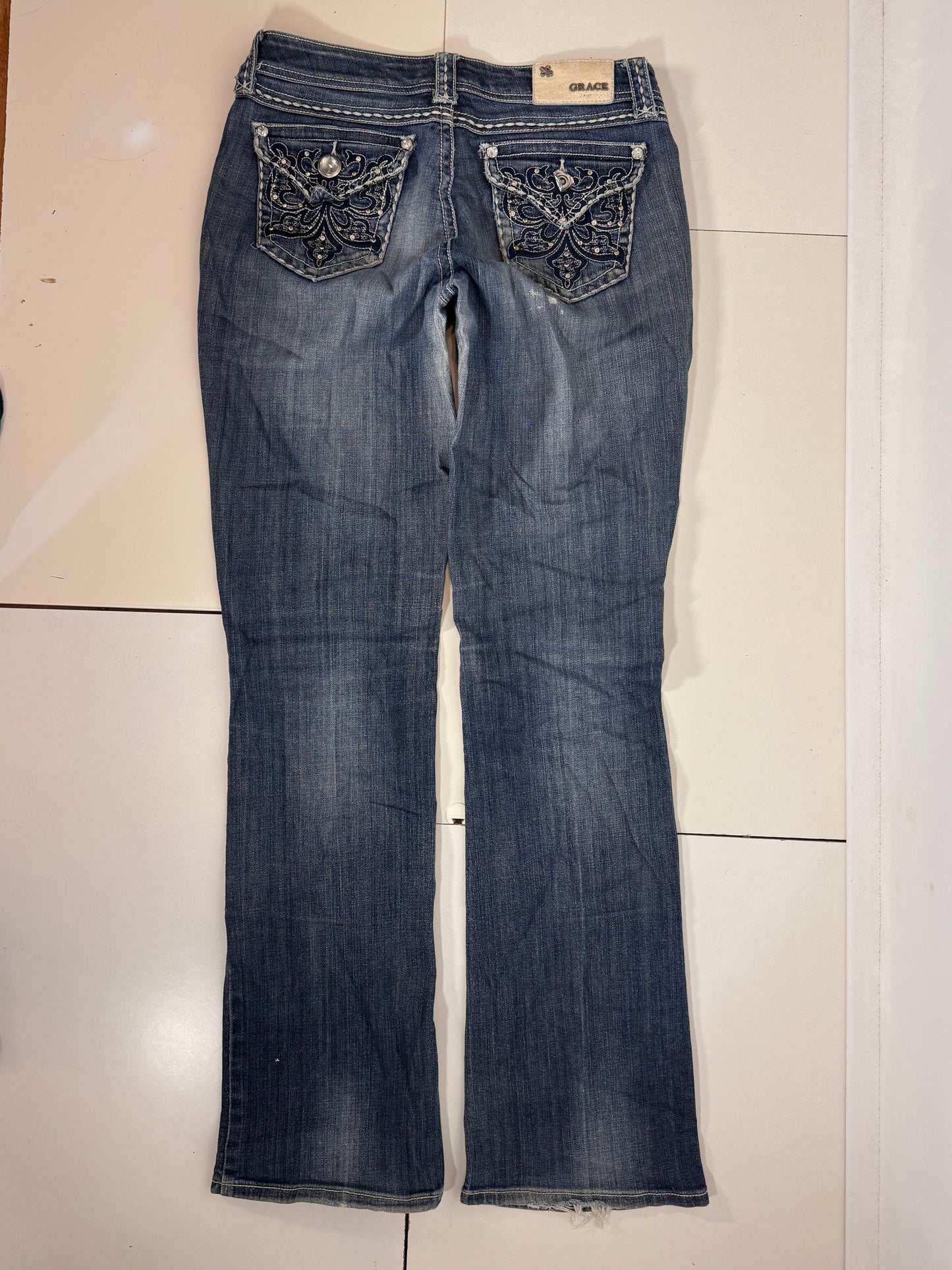 Lågmidjade jeans stl: S