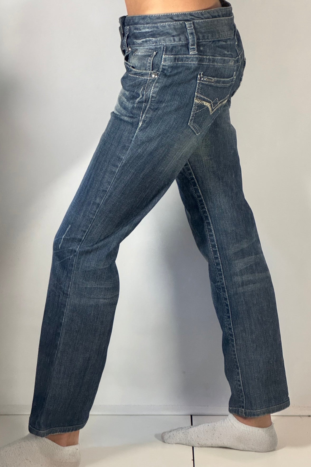 Lågmidjade jeans stl: S