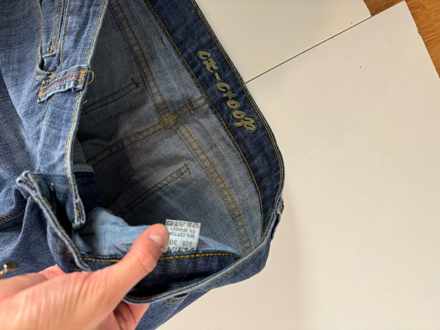 Lågmidjade jeans stl: S