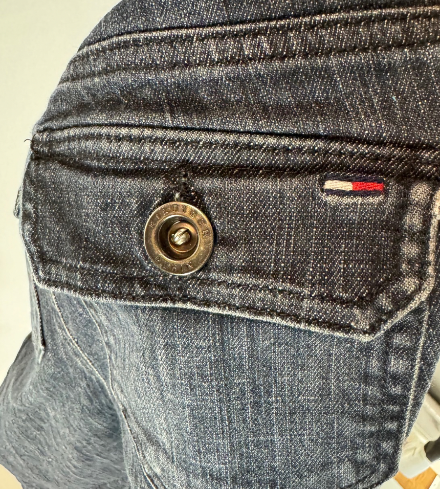 Lågmidjade jeans–stl: S