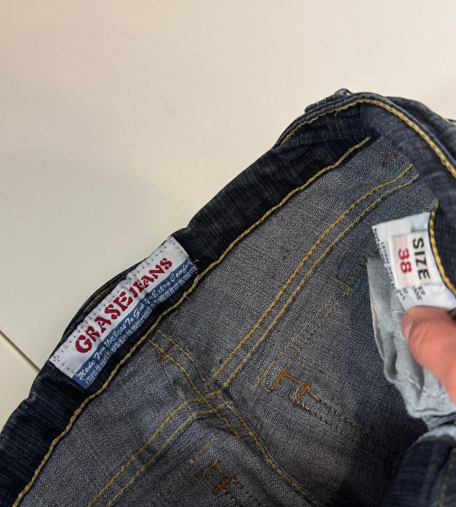 Lågmidjade jeans–stl: XS