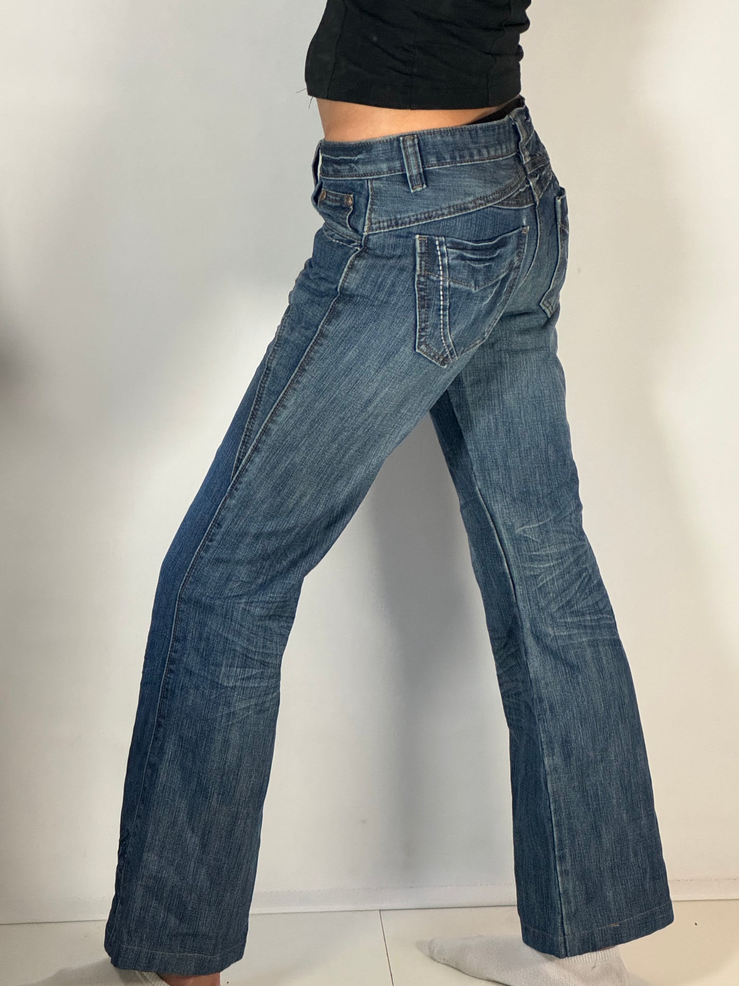 Lågmidjade jeans stl: XS