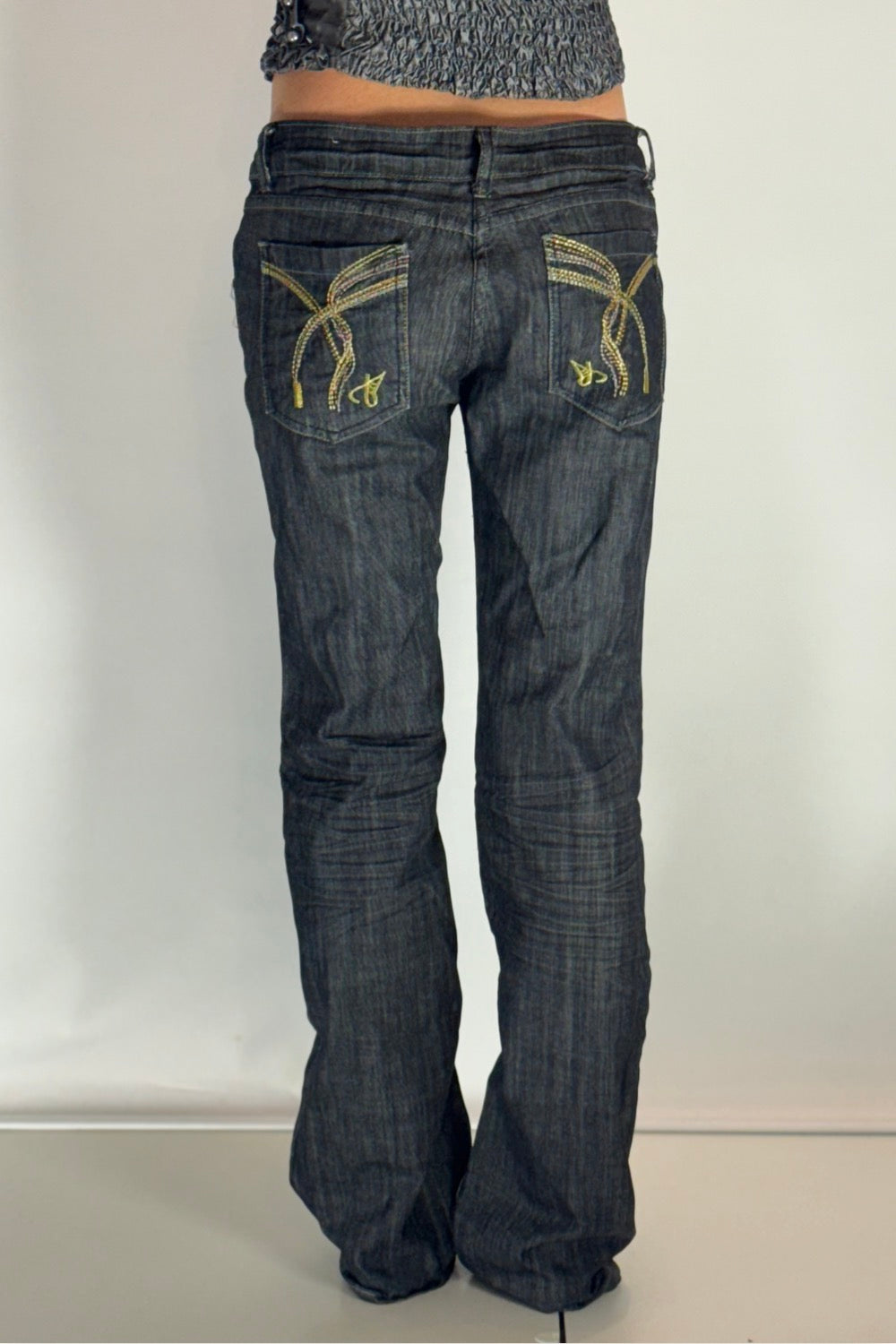 Lågmidjade jeans stl: M