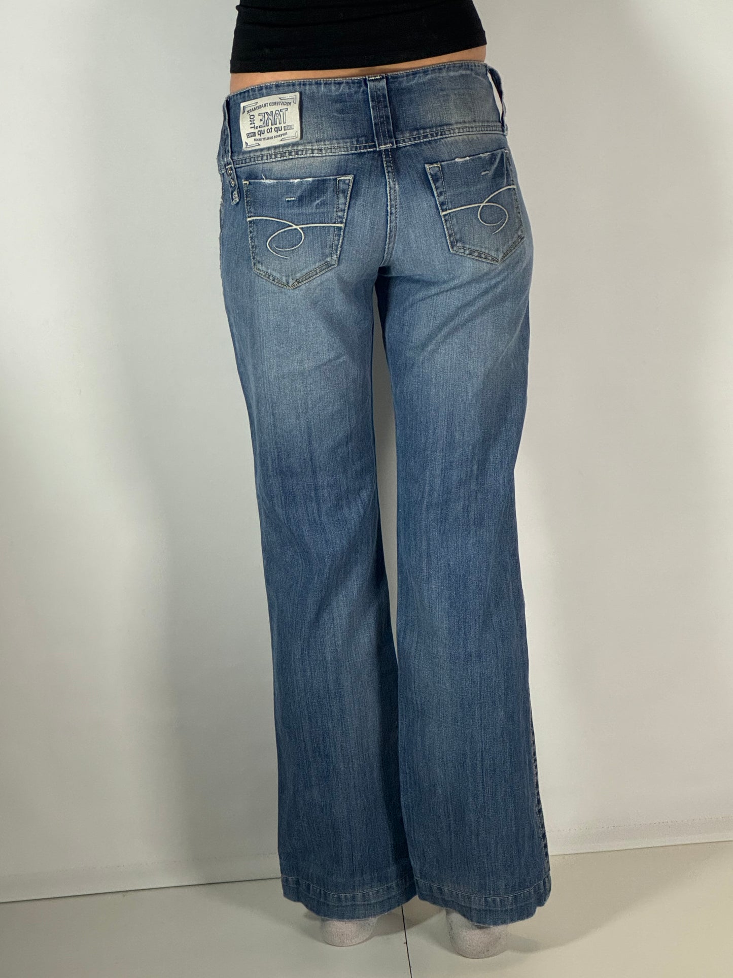 Lågmidjade jeans stl: XS