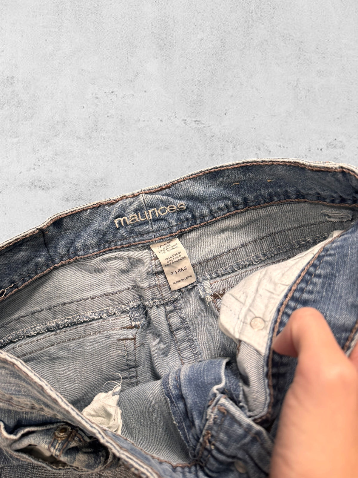 Lågmidjade jeans stl: XS
