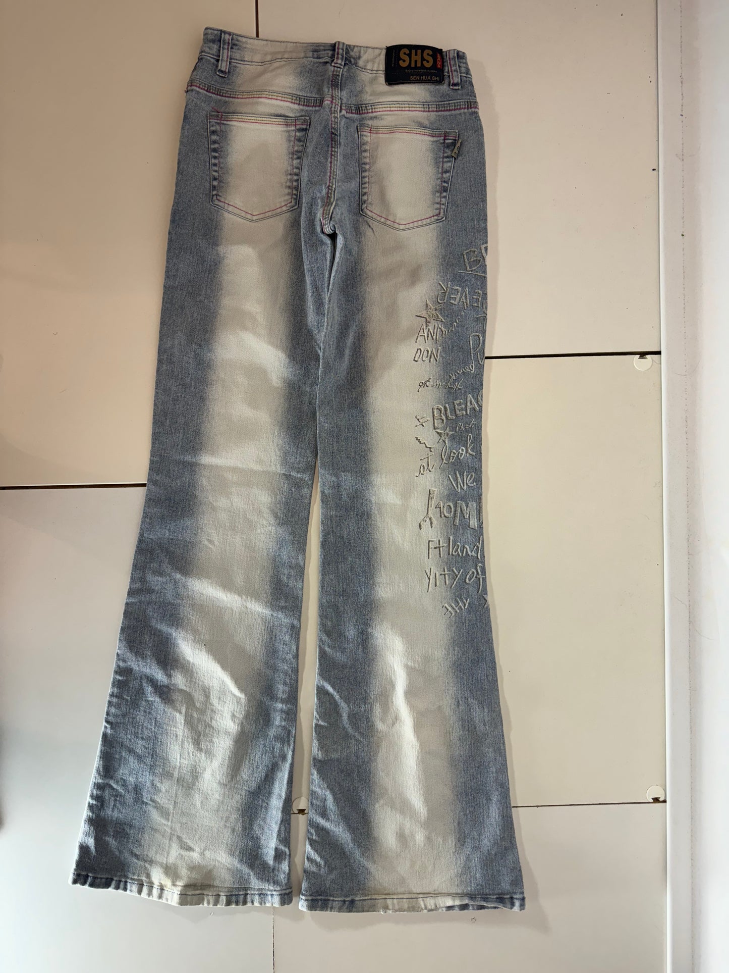 Lågmidjade jeans-stl: XS
