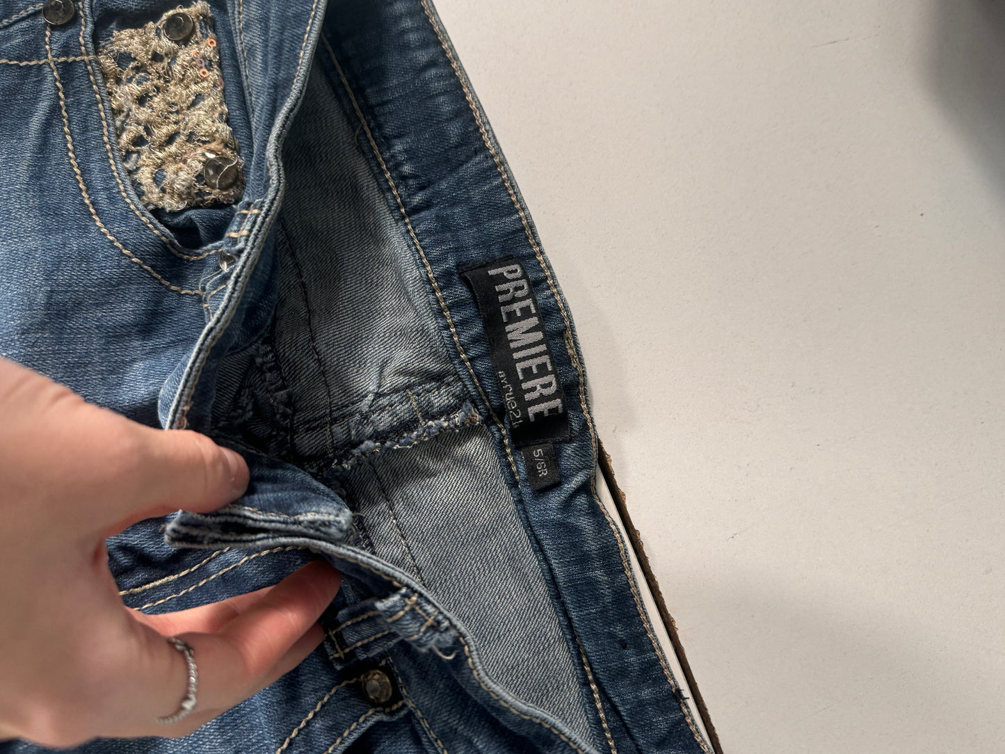Lågmidjade jeans stl: XS/S