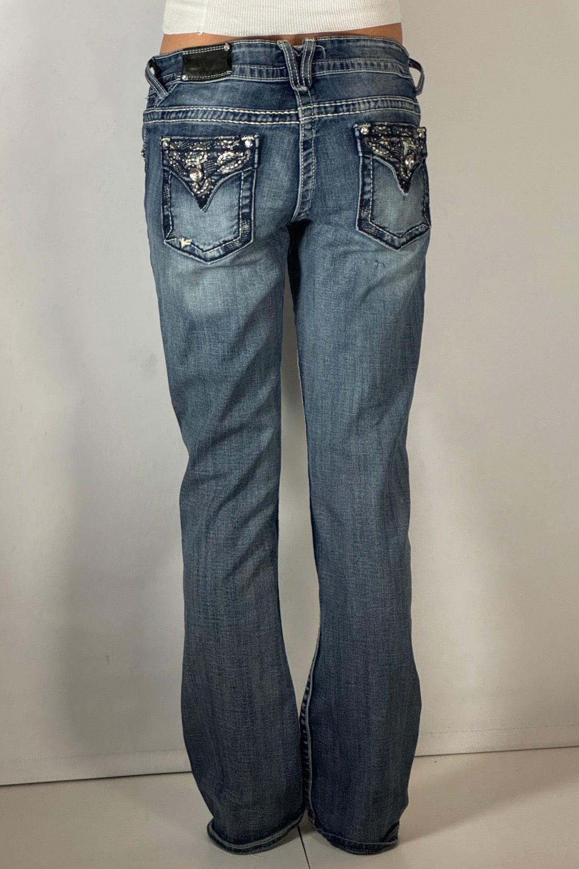 Lågmidjade jeans stl: S