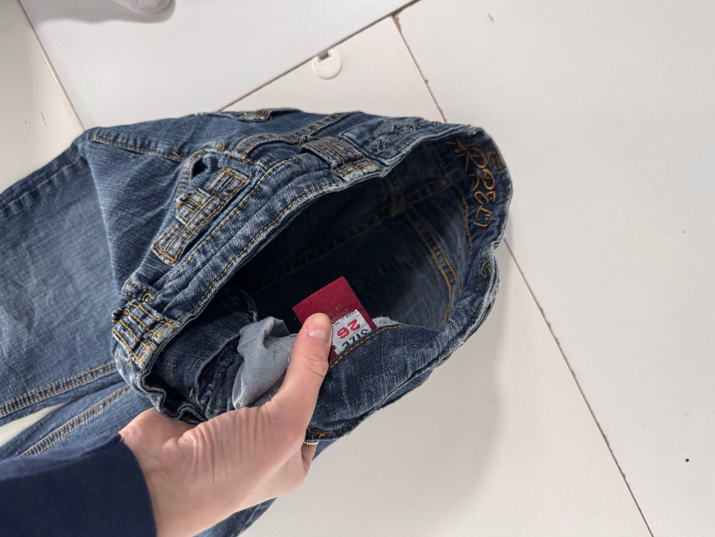 Lågmidjade jeans stl: XXS