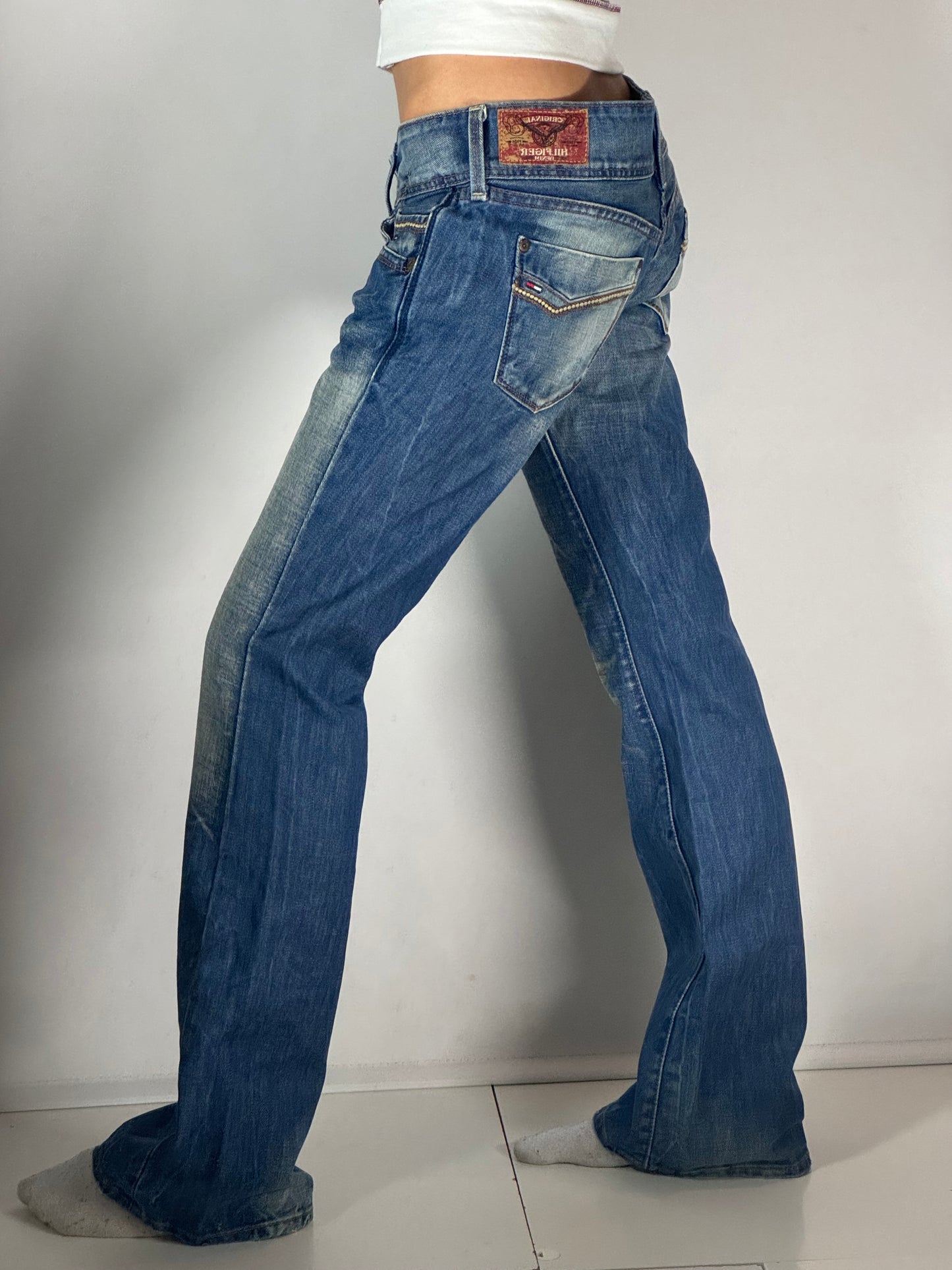 Lågmidjade jeans stl: S/M