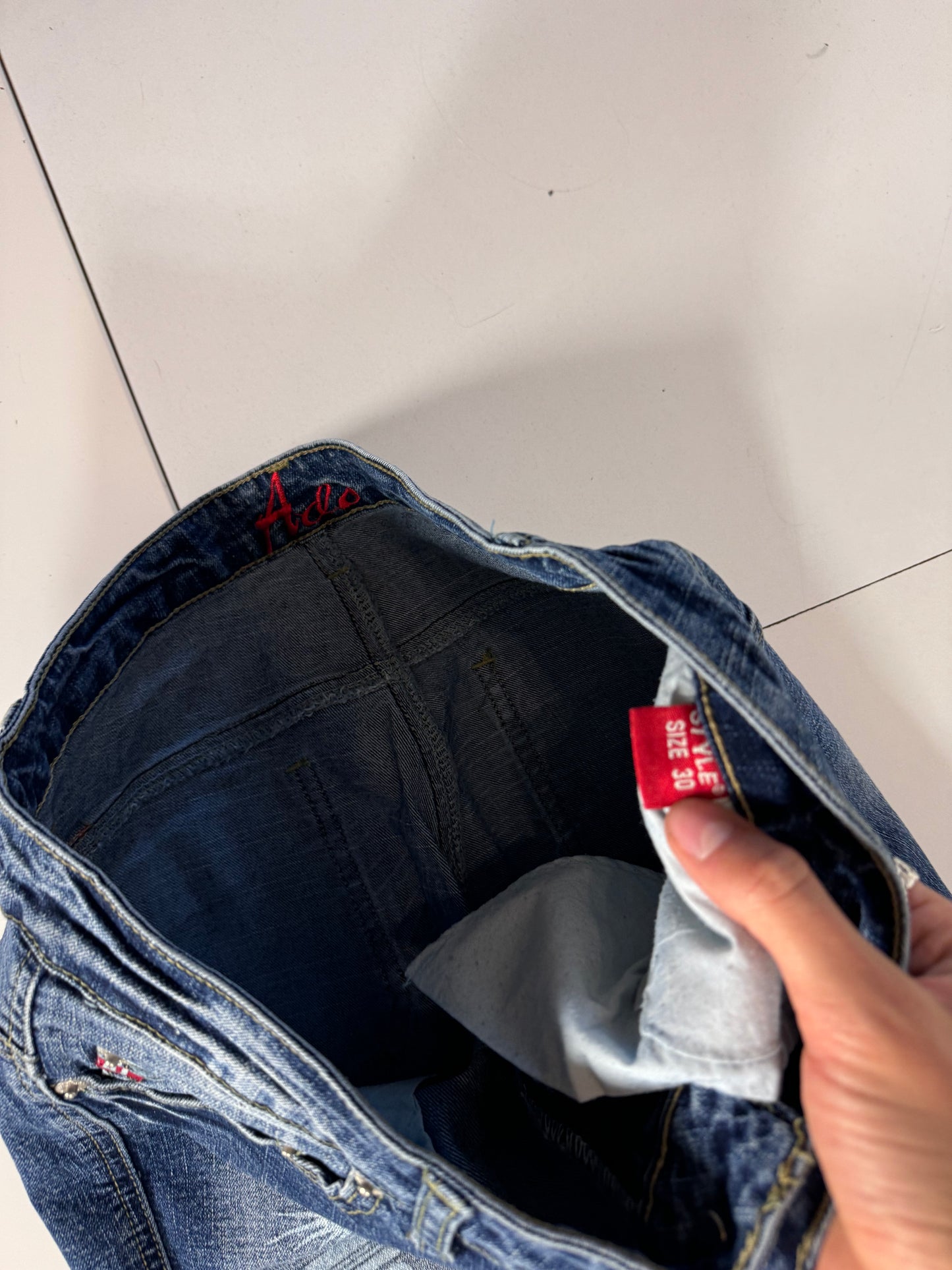 Lågmidjade jeans stl: S