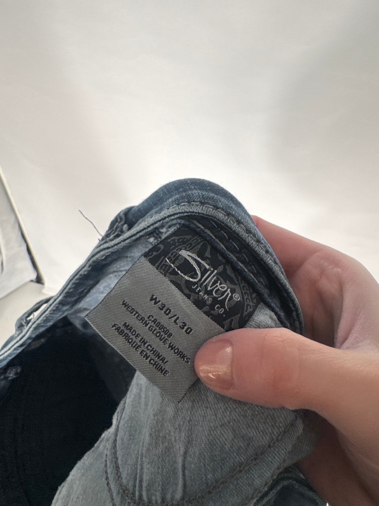 Lågmidjade jeans stl: M