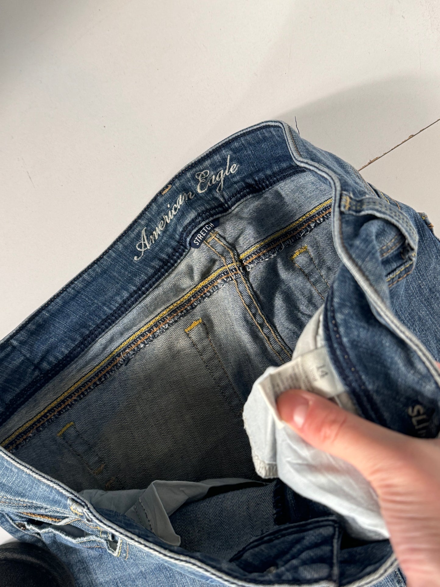 Lågmidjade jeans stl: L