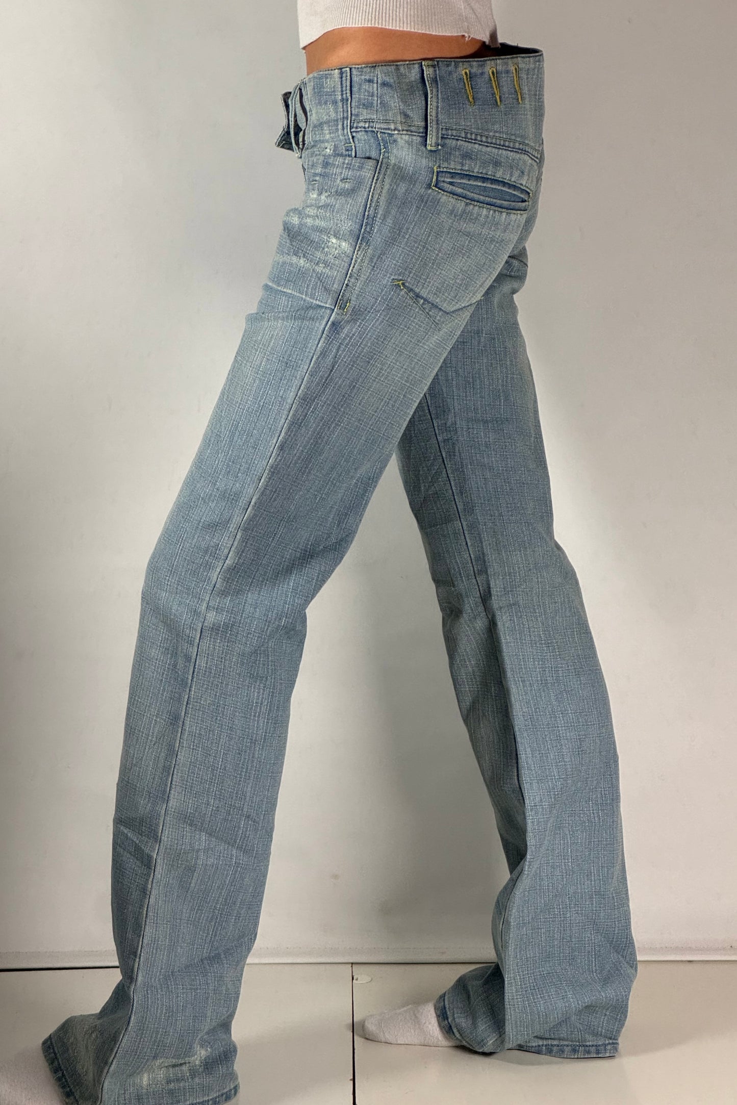 Lavt liv jeans str: S/M
